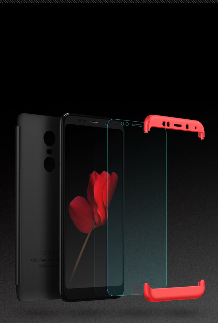 GKK zadní kryt s ochranou hran pro Xiaomi Redmi Note 5 - černý