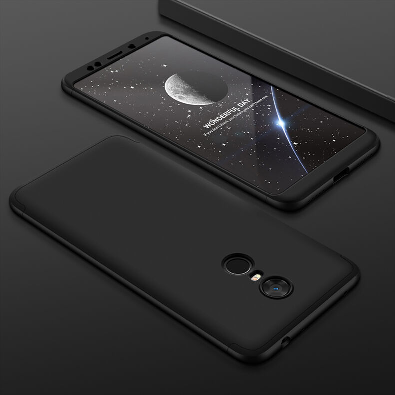 GKK zadní kryt s ochranou hran pro Xiaomi Redmi Note 5 - černý