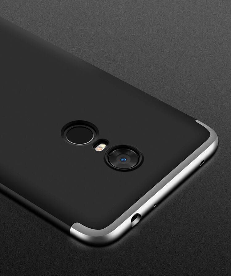 GKK zadní kryt s ochranou hran pro Xiaomi Redmi Note 5 - červenočerný