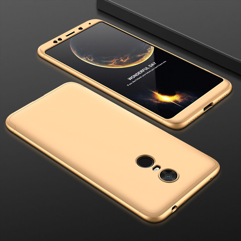 GKK zadní kryt s ochranou hran pro Xiaomi Redmi Note 5 - červenočerný