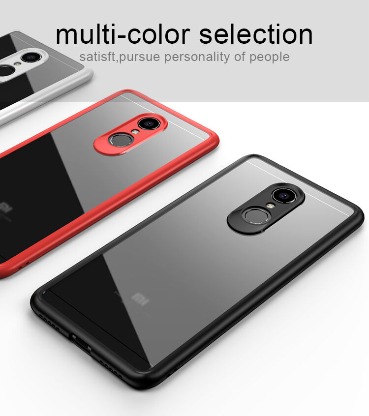 Ipaky ochranný kryt z kombinace TPU a plexiskla pro Xiaomi Redmi 5 - modrý