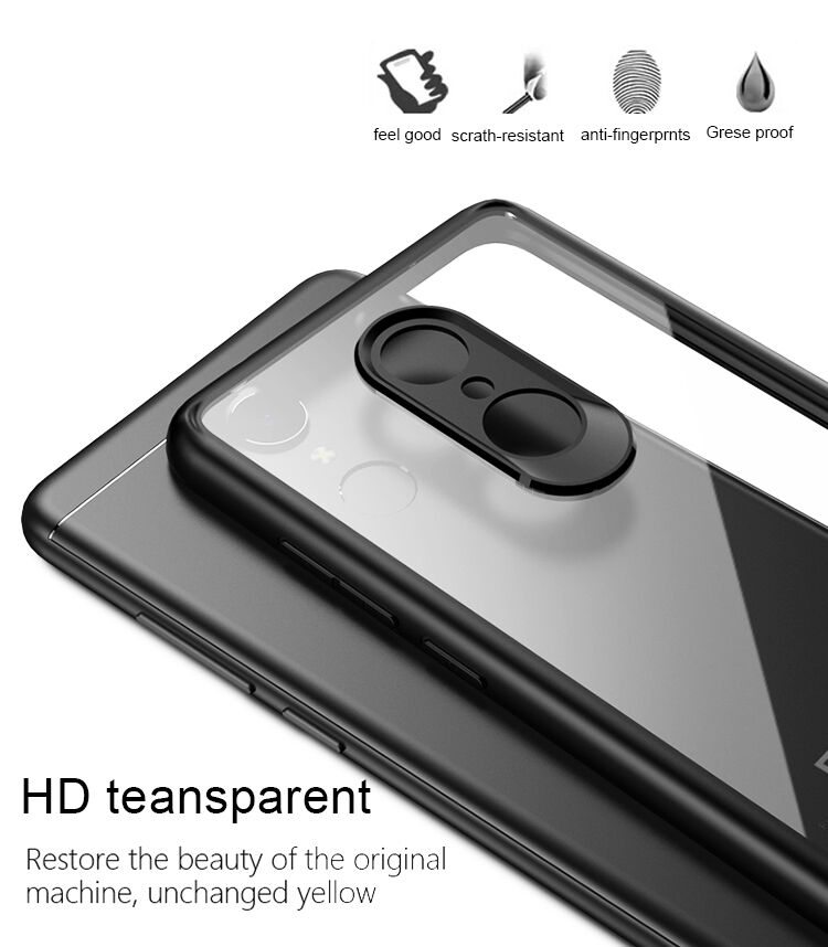 Ipaky ochranný kryt z kombinace TPU a plexiskla pro Xiaomi Redmi 5 - modrý