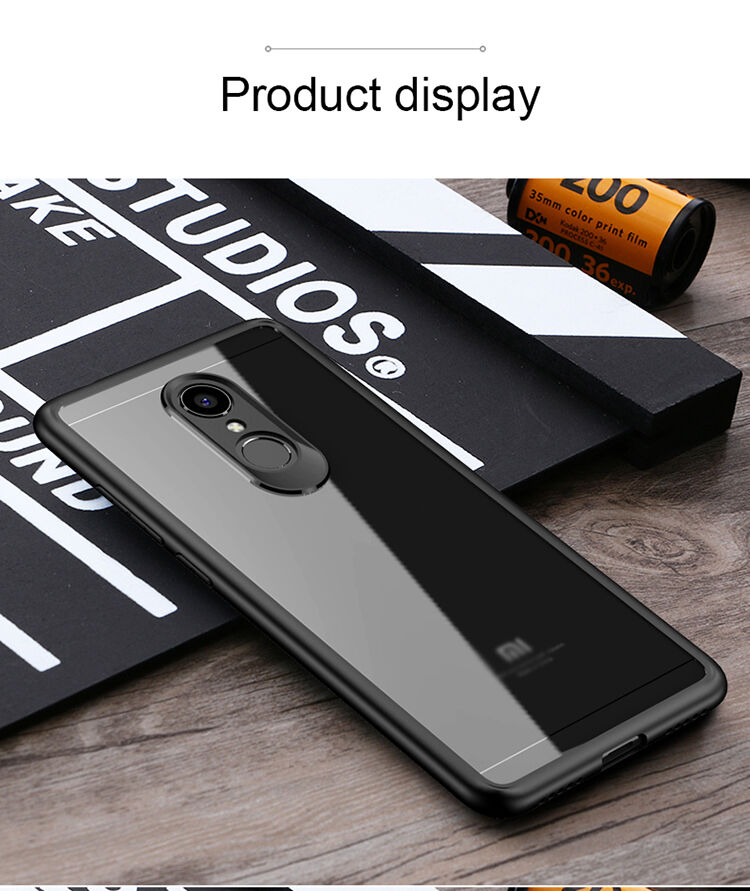 Ipaky ochranný kryt z kombinace TPU a plexiskla pro Xiaomi Redmi 5 - modrý