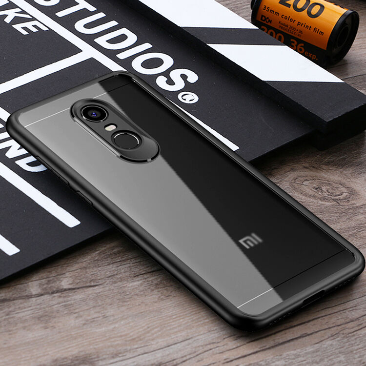 Ipaky ochranný kryt z kombinace TPU a plexiskla pro Xiaomi Redmi 5 - modrý