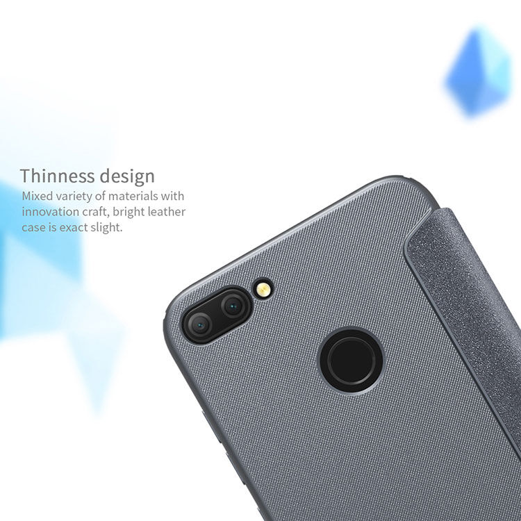 Nillkin Sparkle flipový kryt pro Honor 9 (2018) - černý