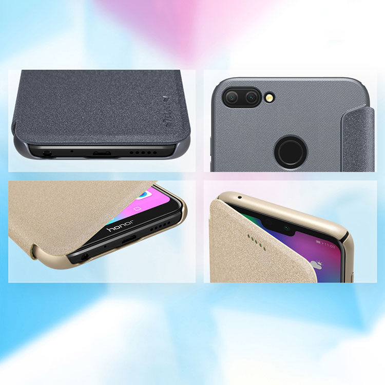 Nillkin Sparkle flipový kryt pro Honor 9 (2018) - černý