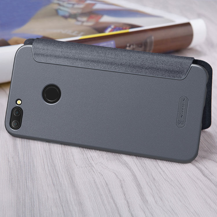 Nillkin Sparkle flipový kryt pro Honor 9 (2018) - černý