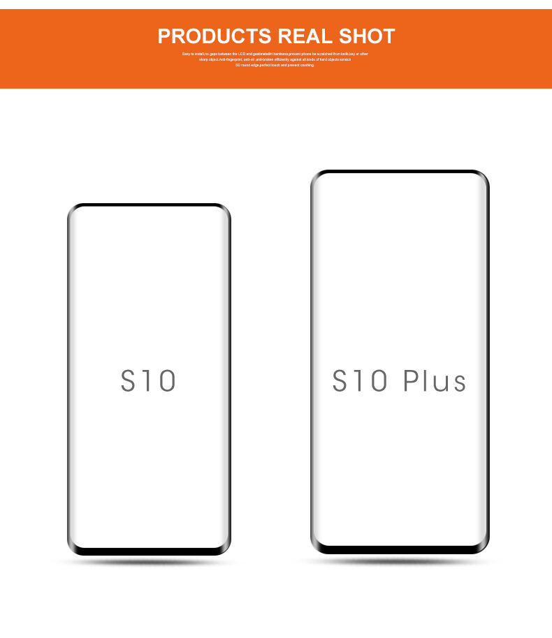 Mocolo Tvrzené sklo 3D pro Samsung Galaxy S10 Plus - černé
