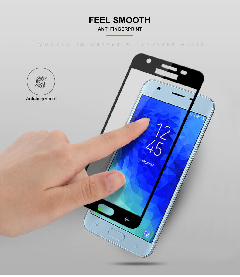 Mocolo Tvrzené sklo 3D pro Samsung Galaxy J3 (2018) - černé