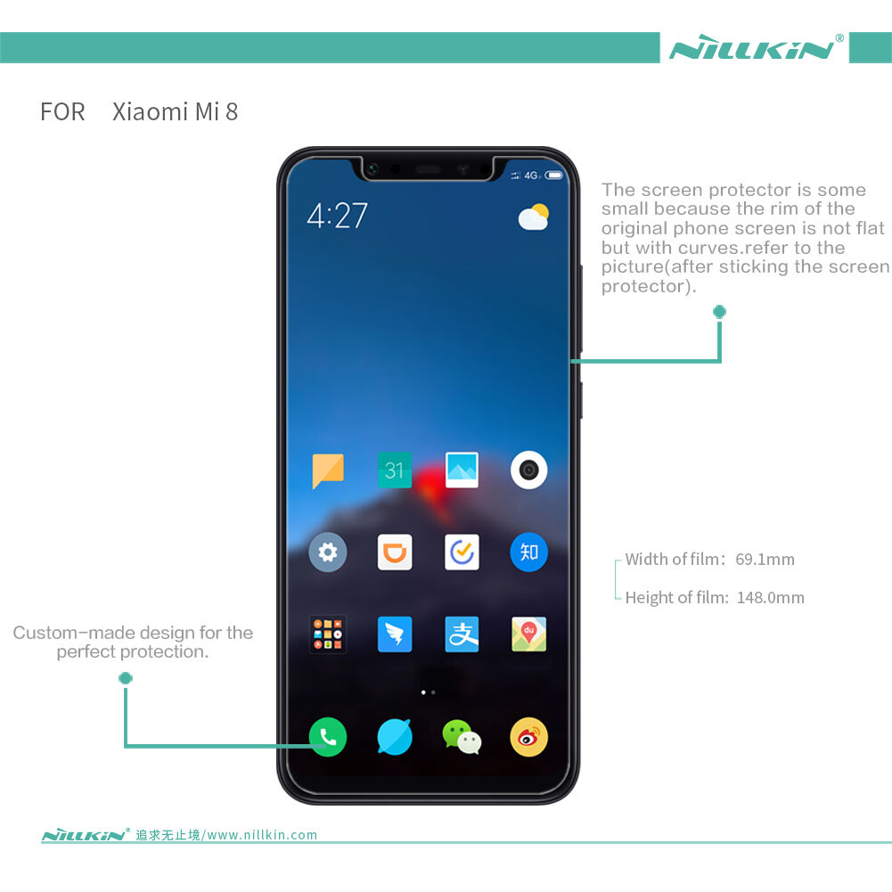 Nillkin Ochranná fólie pro Xiaomi Mi 8 - čirá