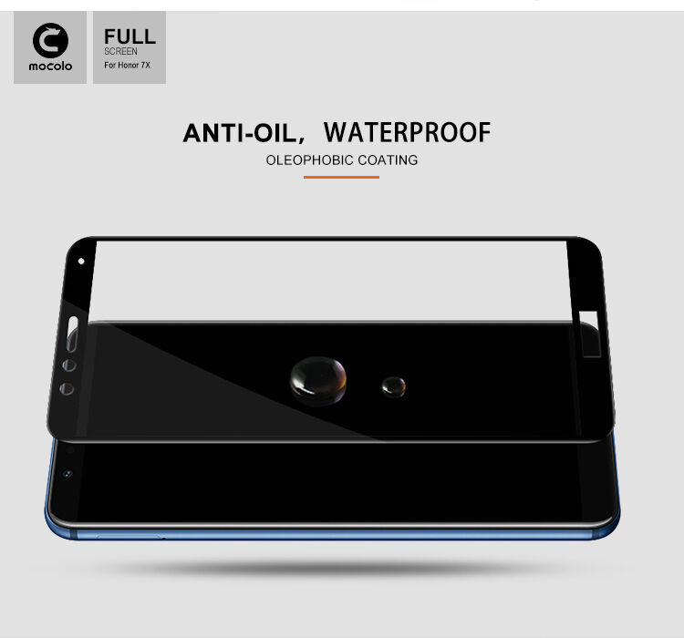 Mocolo Tvrzené sklo 3D pro Honor 7X  - bílé