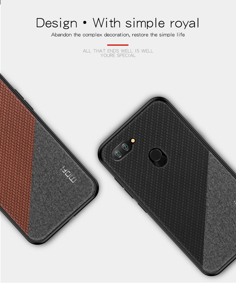 Mofi Protiskluzový kryt pro Xiaomi Mi 8 Lite - modrý