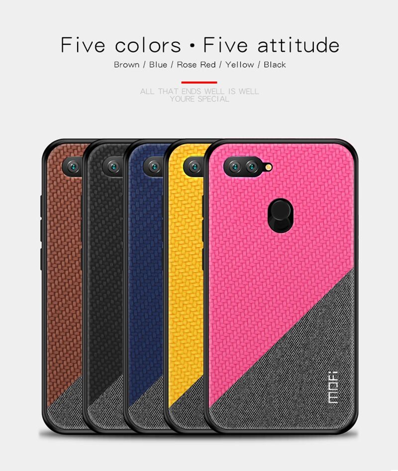 Mofi Protiskluzový kryt pro Xiaomi Mi 8 Lite - modrý