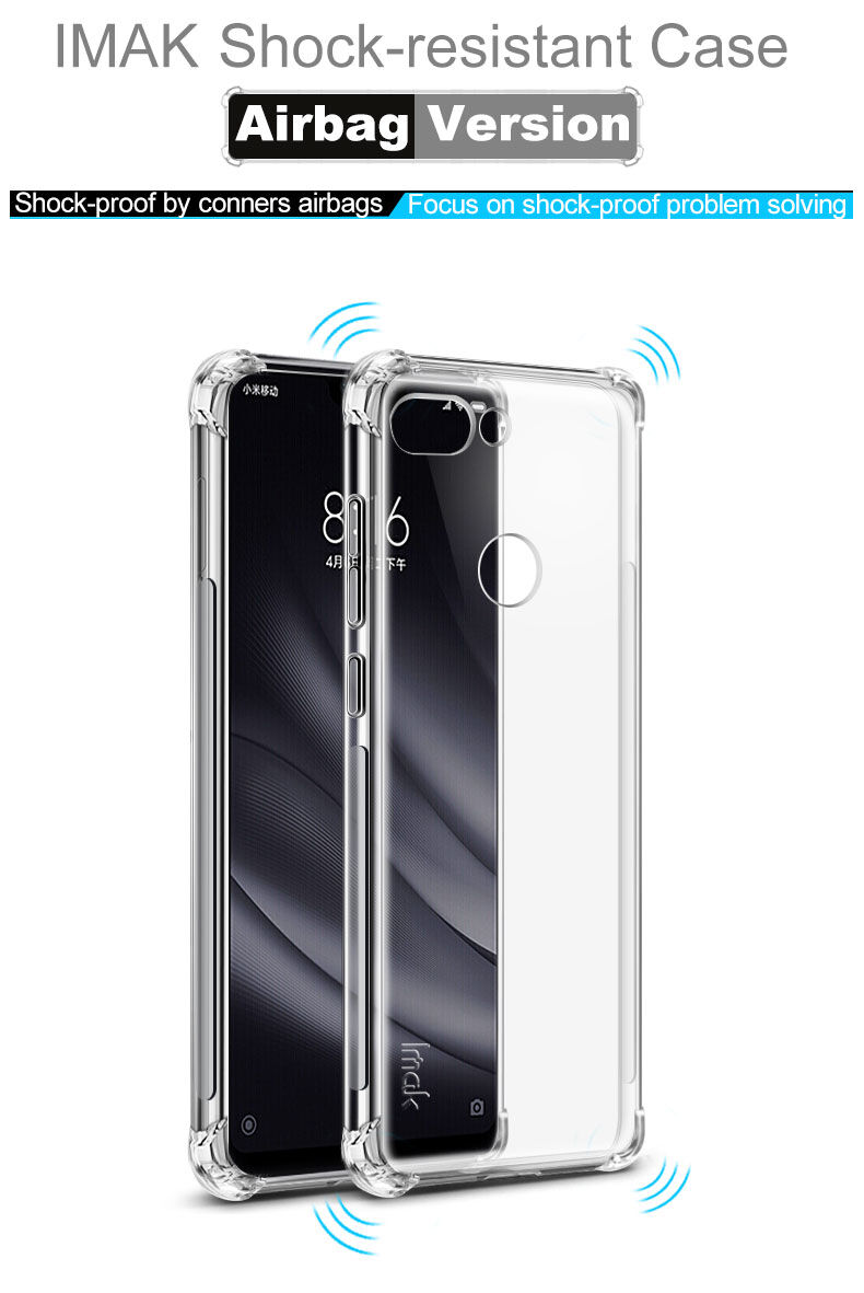 Imak plastový matný kryt pro Xiaomi Mi 8 Lite - černý