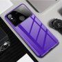 Mofi plastový kryt se sklem pro Xiaomi Mi 8 - fialový