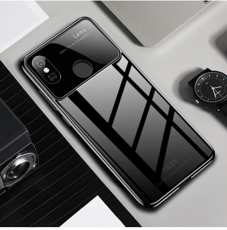 Mofi plastový kryt se sklem pro Xiaomi Mi 8 - bílý