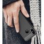 Ipaky plastový kryt s broušenou texturou pro Xiaomi Mi 8 - šedý