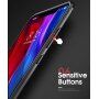 Ipaky plastový kryt s broušenou texturou pro Xiaomi Mi 8 - šedý