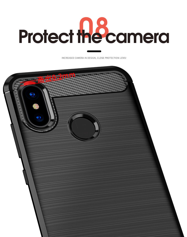 Ipaky plastový kryt s broušenou texturou pro Xiaomi Mi 8 - šedý