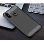 Ipaky plastový kryt s broušenou texturou pro Xiaomi Mi 8 - šedý