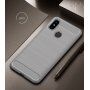 Ipaky plastový kryt s broušenou texturou pro Xiaomi Mi 8 - šedý