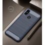 Ipaky plastový kryt s broušenou texturou pro Xiaomi Mi 8 - šedý