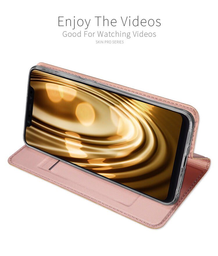 Dux Ducis Skin Pro kožené flipové pouzdro pro Xiaomi Mi 8 - modré
