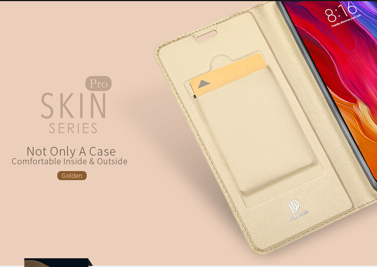 Dux Ducis Skin Pro kožené flipové pouzdro pro Xiaomi Mi 8 - černé