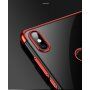 Cafele plastový kryt čirý s rámečkem pro Xiaomi Mi 8 - modrý