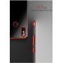 Cafele plastový kryt čirý s rámečkem pro Xiaomi Mi 8 - modrý