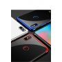 Cafele plastový kryt čirý s rámečkem pro Xiaomi Mi 8 - stříbrný