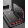 Cafele plastový kryt čirý s rámečkem pro Xiaomi Mi 8 - stříbrný