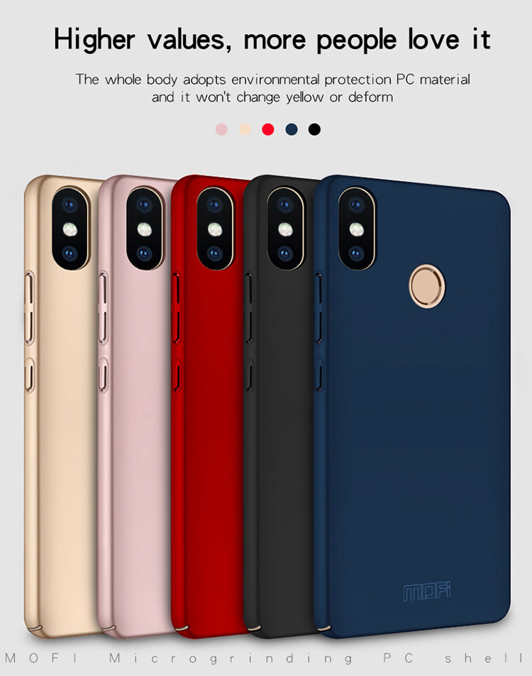 Mofi Shield Frosted kryt pro Xiaomi Mi 8 - červený