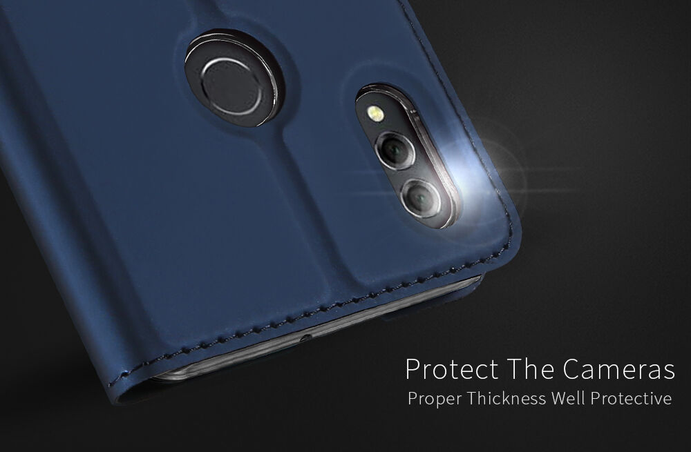 Dux Ducis Skin Pro kožené flipové pouzdro pro Honor 8X - zlaté