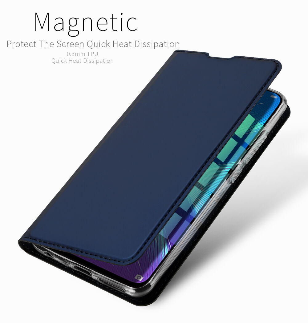 Dux Ducis Skin Pro kožené flipové pouzdro pro Honor 8X - zlaté