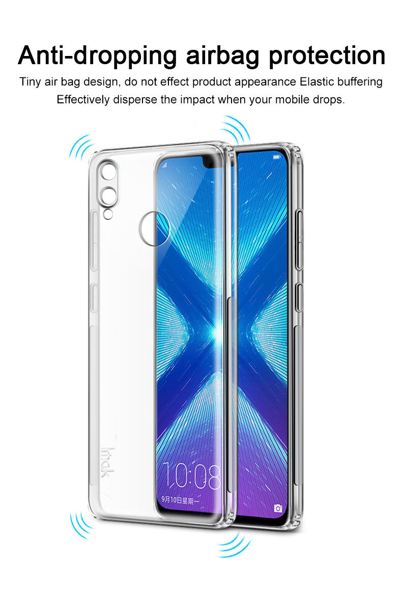 Imak plastový kryt anti-drop pro Honor 8X - transparentní