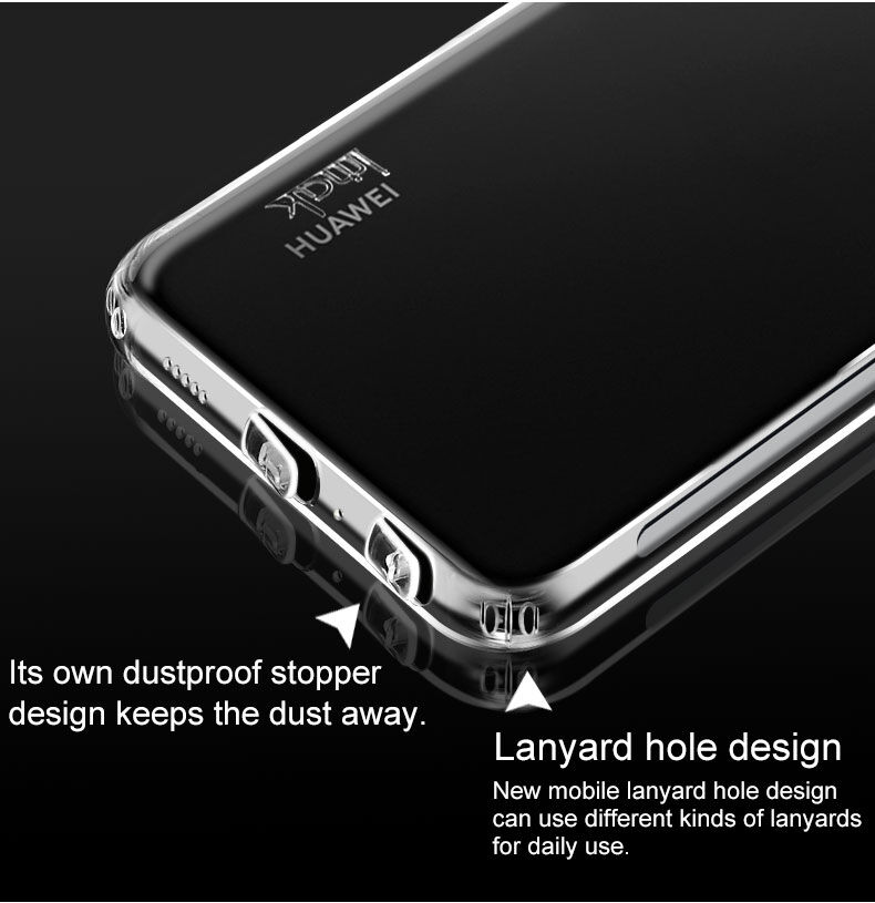 Imak plastový kryt anti-drop pro Honor 8X - transparentní