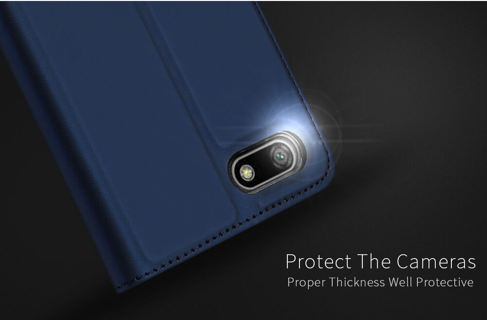 Dux Ducis Skin Pro kožené flipové pouzdro pro Honor 7S - růžovozlaté