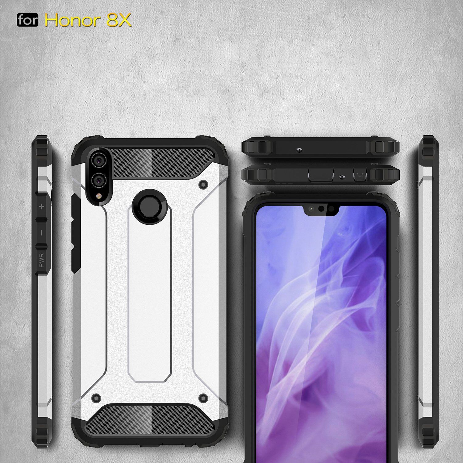 Super odolný kryt Armor pro Honor 8X - růžovozlatý