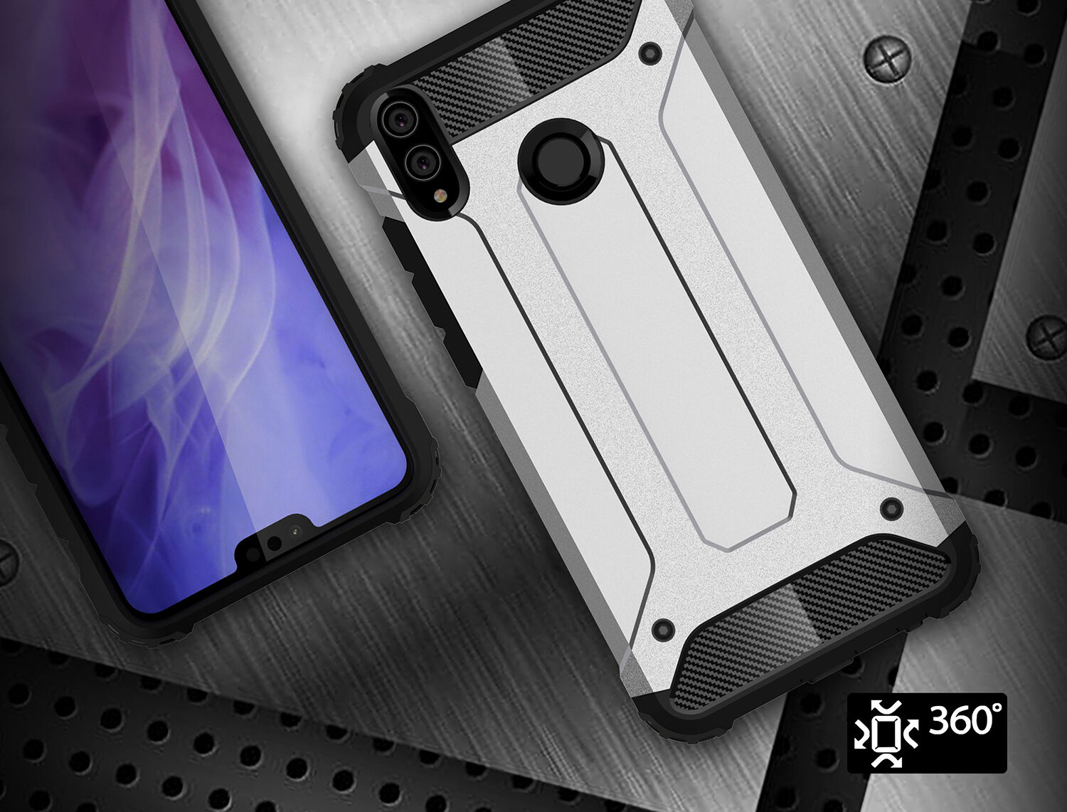 Super odolný kryt Armor pro Honor 8X - růžovozlatý
