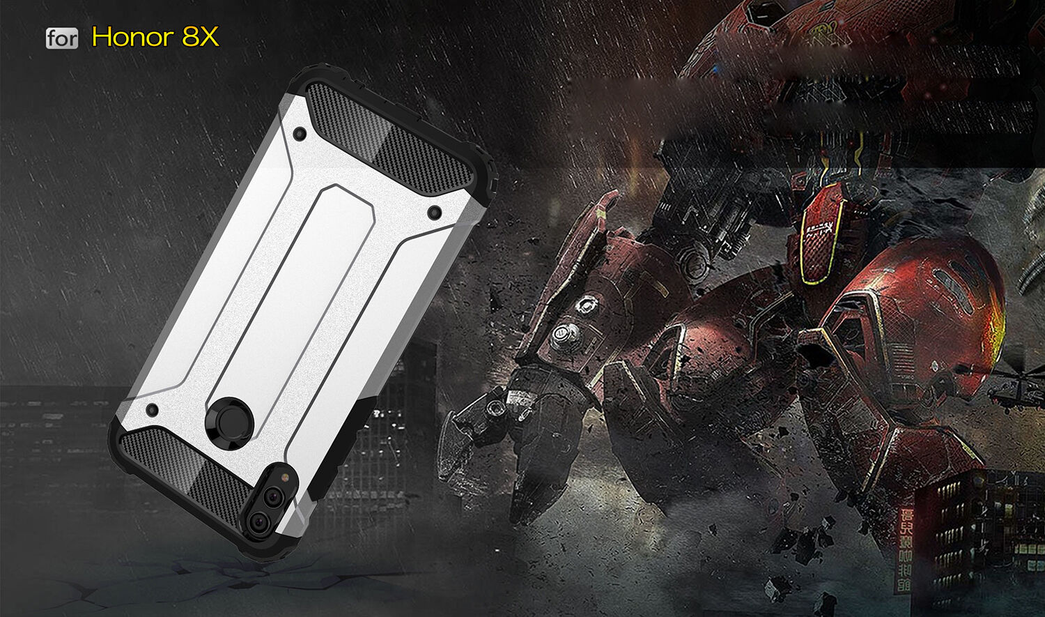Super odolný kryt Armor pro Honor 8X - růžovozlatý