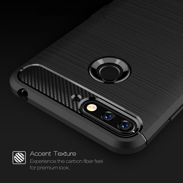 Odolný kryt s broušenou texturou pro Honor 7A - tmavěmodrý