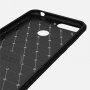 Odolný kryt s broušenou texturou pro Honor 7A - červený