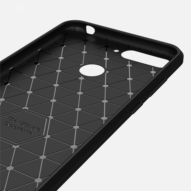 Odolný kryt s broušenou texturou pro Honor 7A - černý