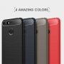 Odolný kryt s broušenou texturou pro Honor 7A - černý