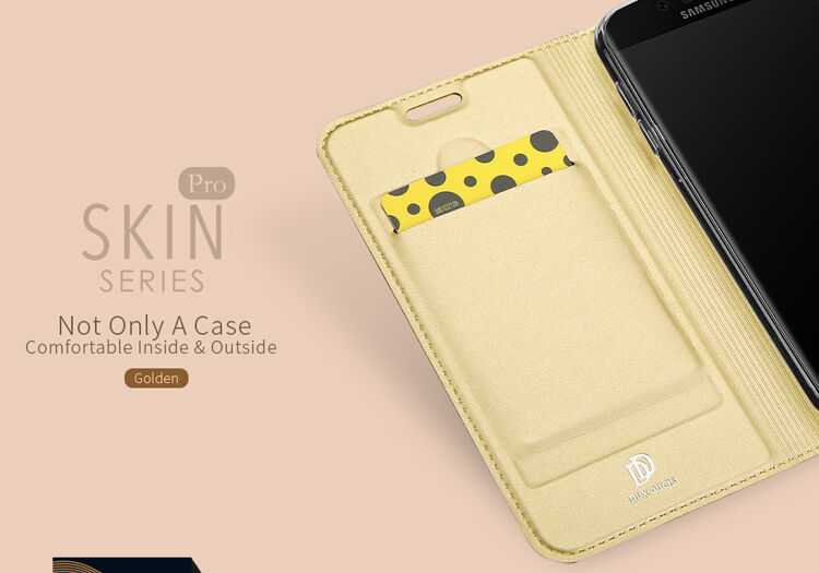 Dux Ducis Skin Pro flipové pouzdro pro Samsung Galaxy J3 (2017) - tmavěmodré