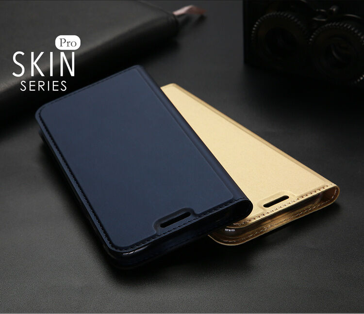 Dux Ducis Skin Pro flipové pouzdro pro Samsung Galaxy J3 (2017) - tmavěmodré