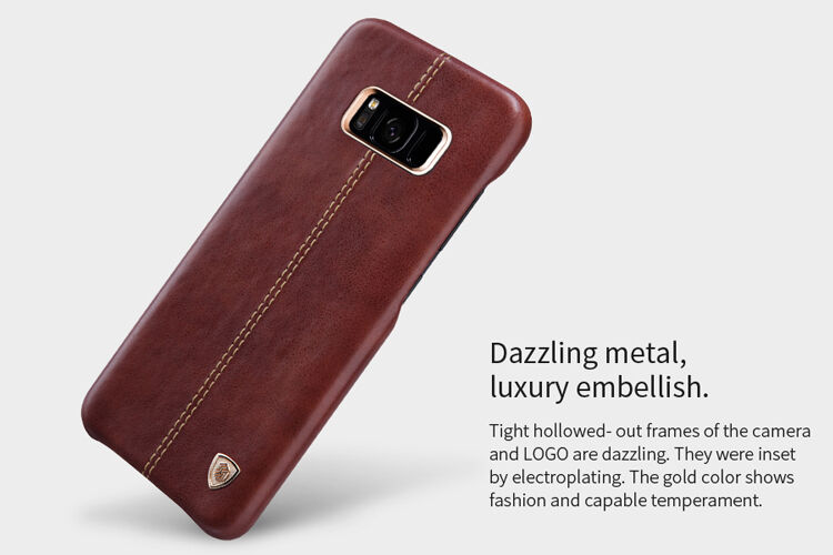 Nillkin Englon kožený kryt pro Samsung Galaxy S8 Plus - červený