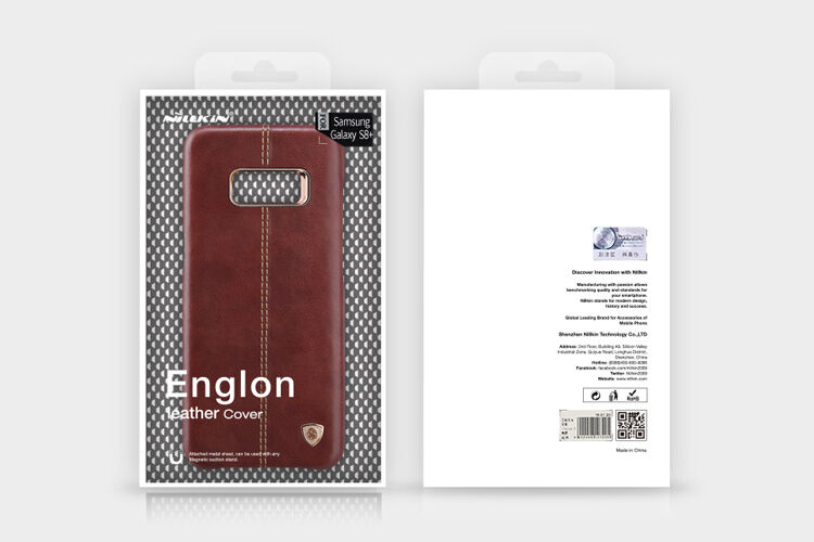Nillkin Englon kožený kryt pro Samsung Galaxy S8 Plus - červený