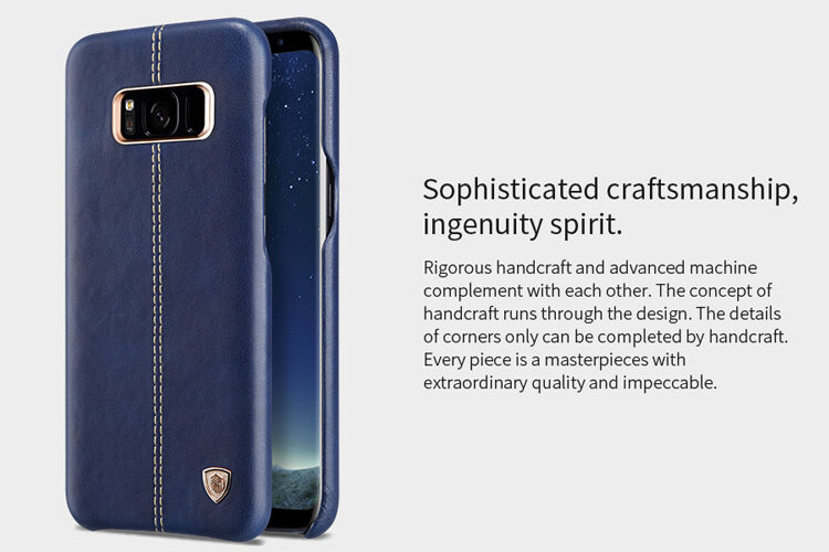 Nillkin Englon kožený kryt pro Samsung Galaxy S8 - červený